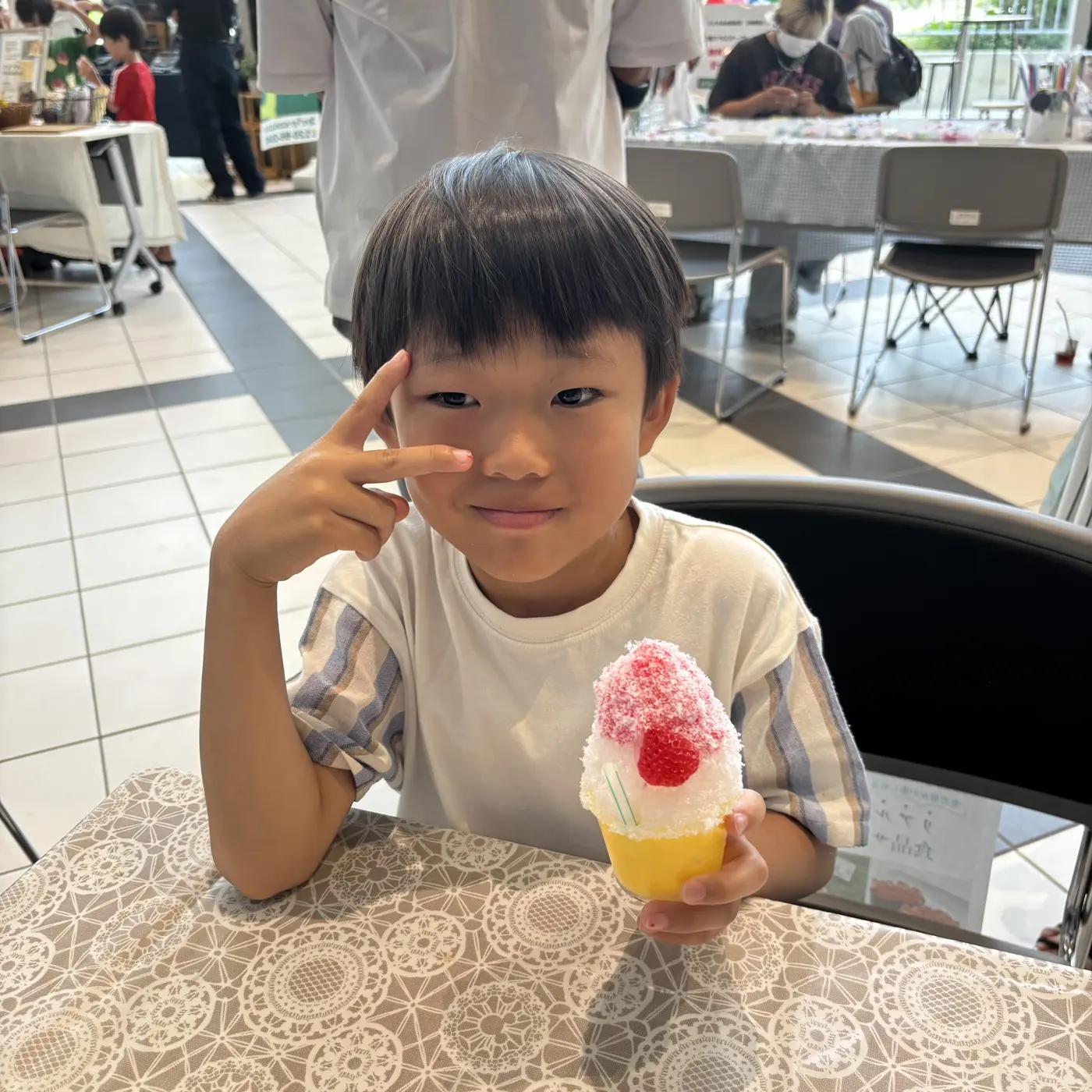 クリームソーダできた！