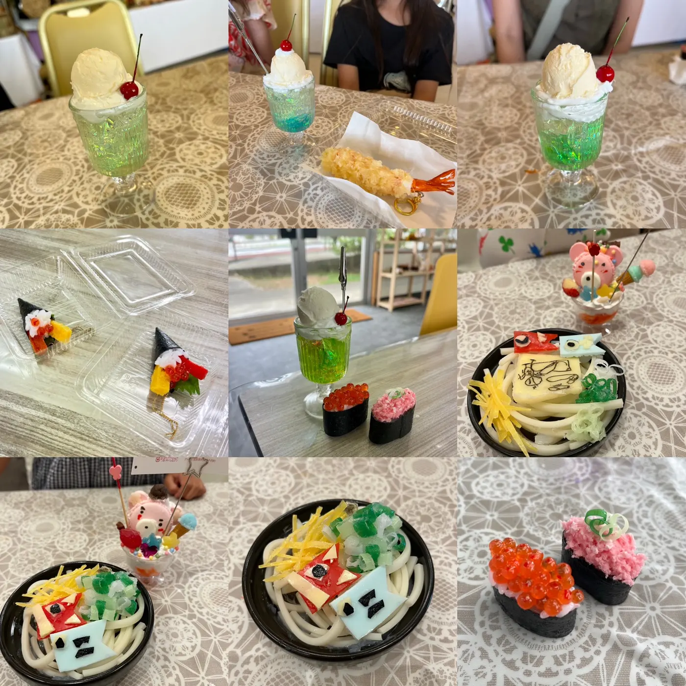 クリームソーダとドリンク