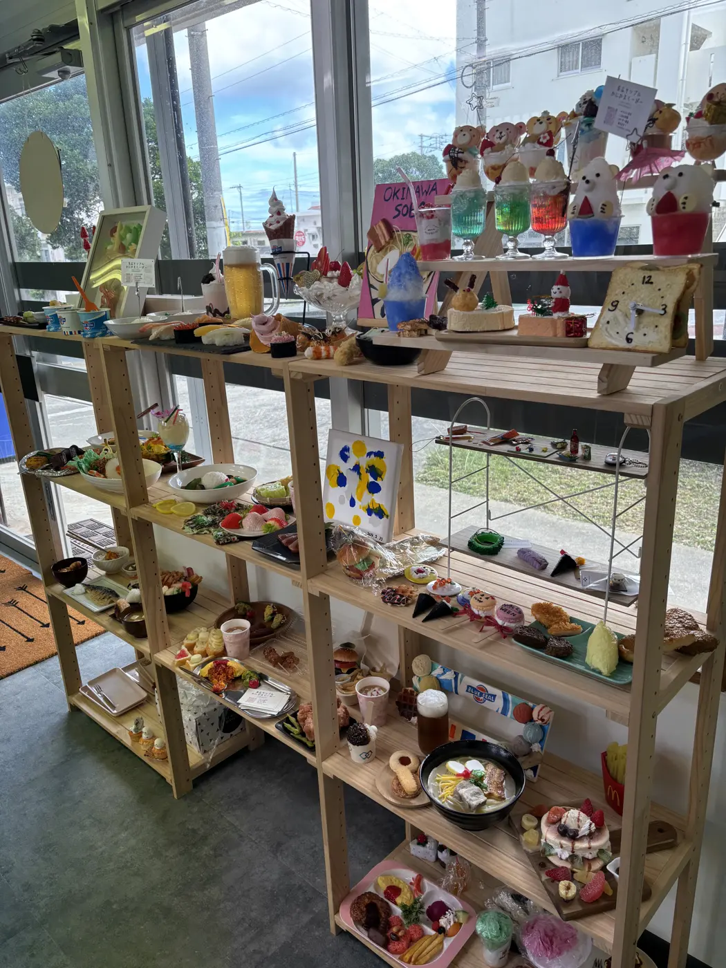 展示棚(アップ)